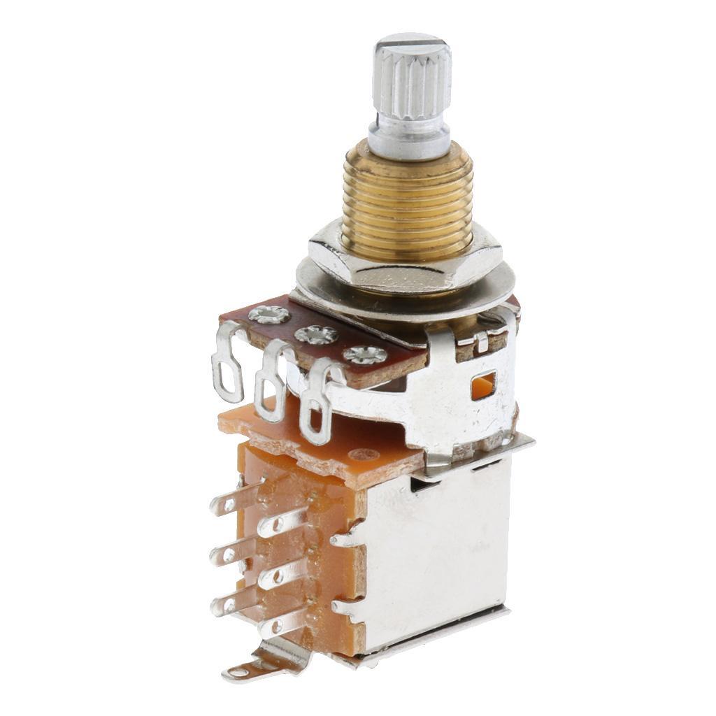 Practical Copper Guitars Bass Push Pull Control Pots Potentiometer DIY