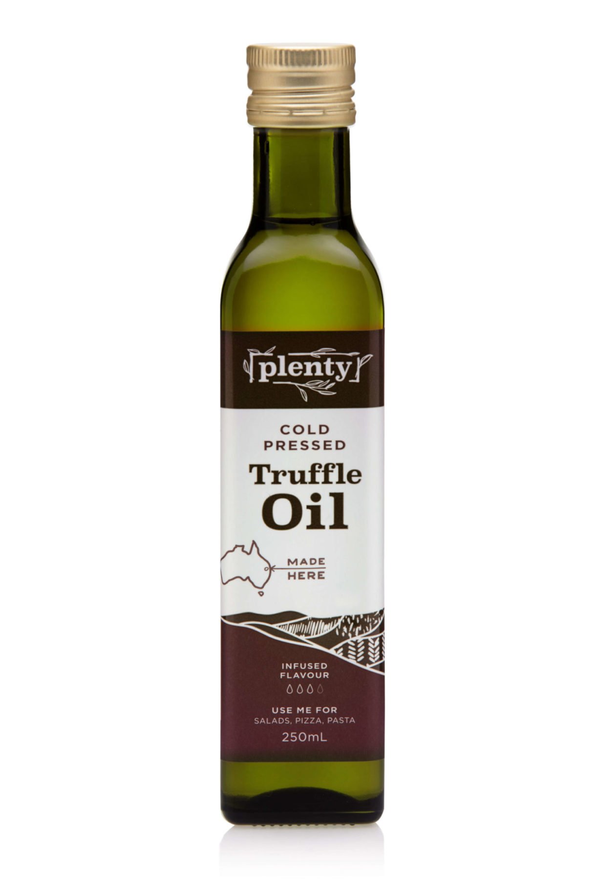 Dầu nấm truffle ép lạnh -truffle oil Plenty Foods chai 250ml