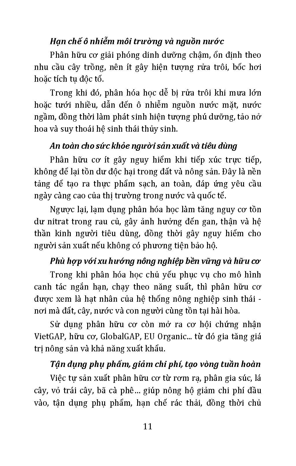 Nông Nghiệp Hữu Cơ - Làm Phân Hữu Cơ, Vi Sinh Ủ Từ Phụ Phẩm Nông Nghiệp
