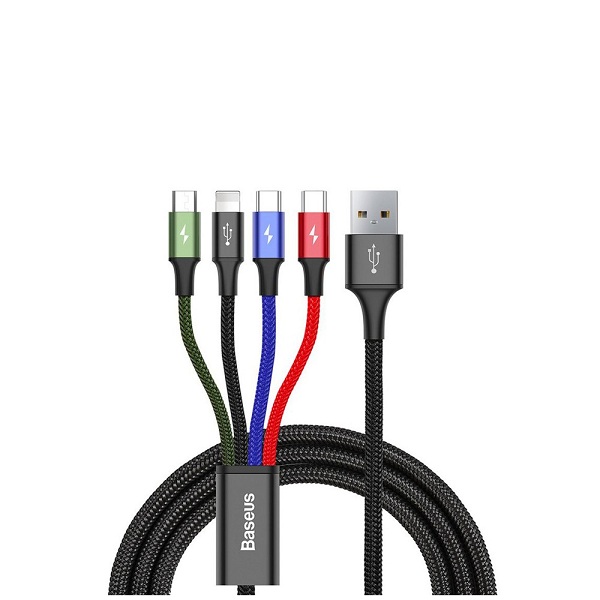 Cáp sạc 4 trong 1 Baseus rapid series 4 ( hàng chính hãng)