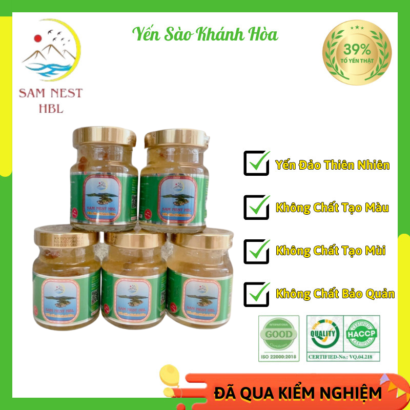 Yến Sào Khánh Hòa Đường Kiêng Ngũ Vị 100% Yến Nguyên Chất Hũ 70ml