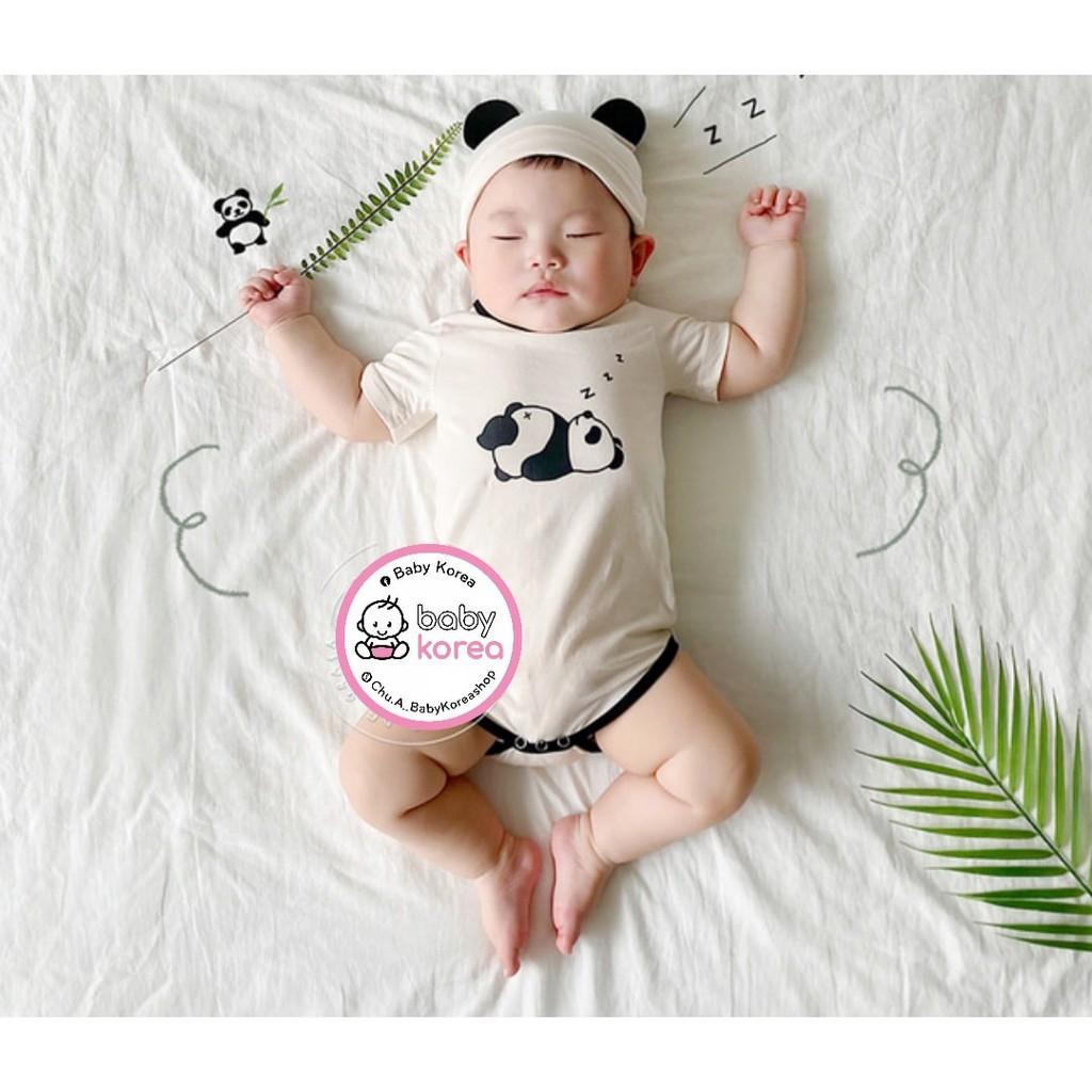 SET SUIT KÈM MŨ GẤU PANDA MADE IN KOREA