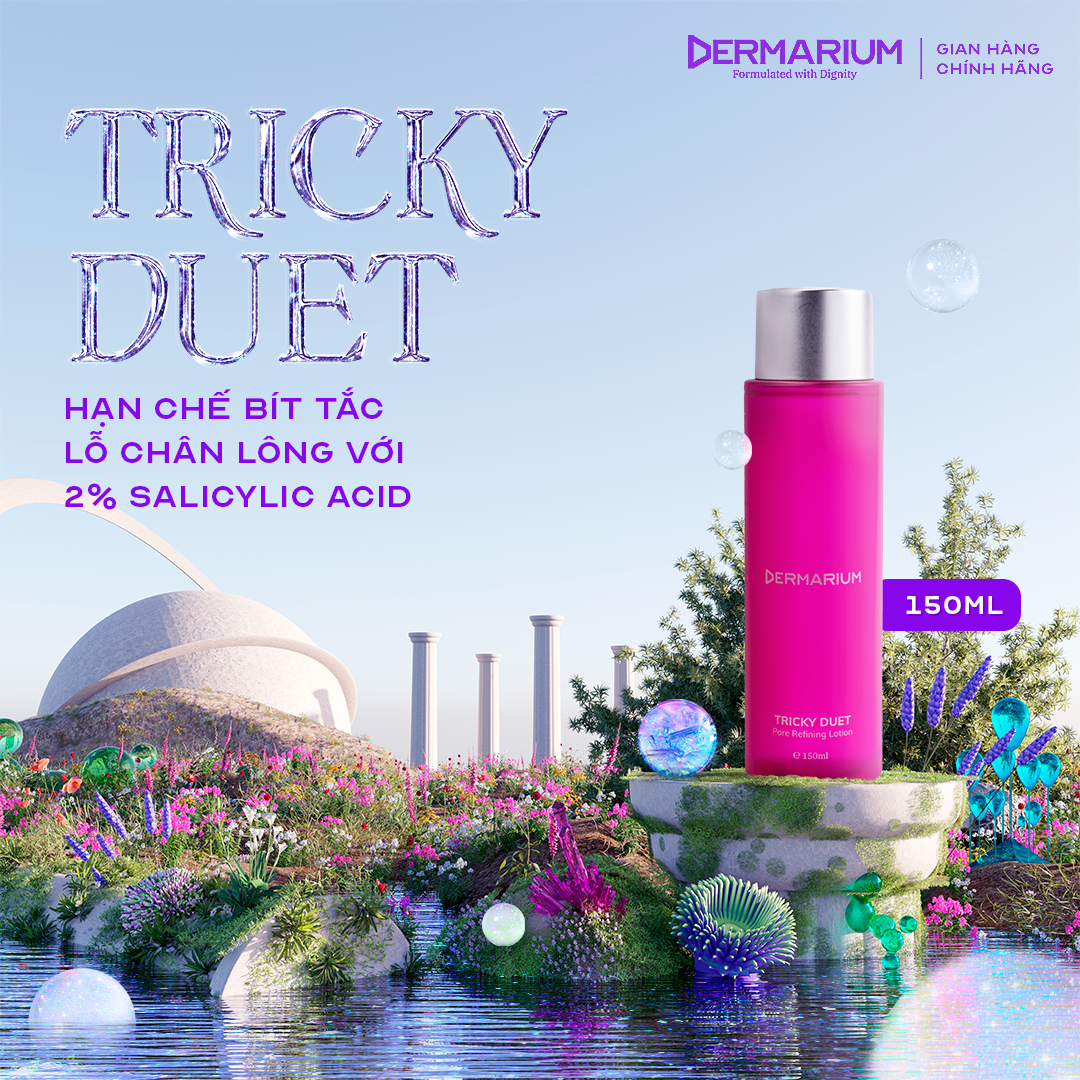 Toner Làm Sạch Dermarium Tricky Duet 2% Salicylic Acid