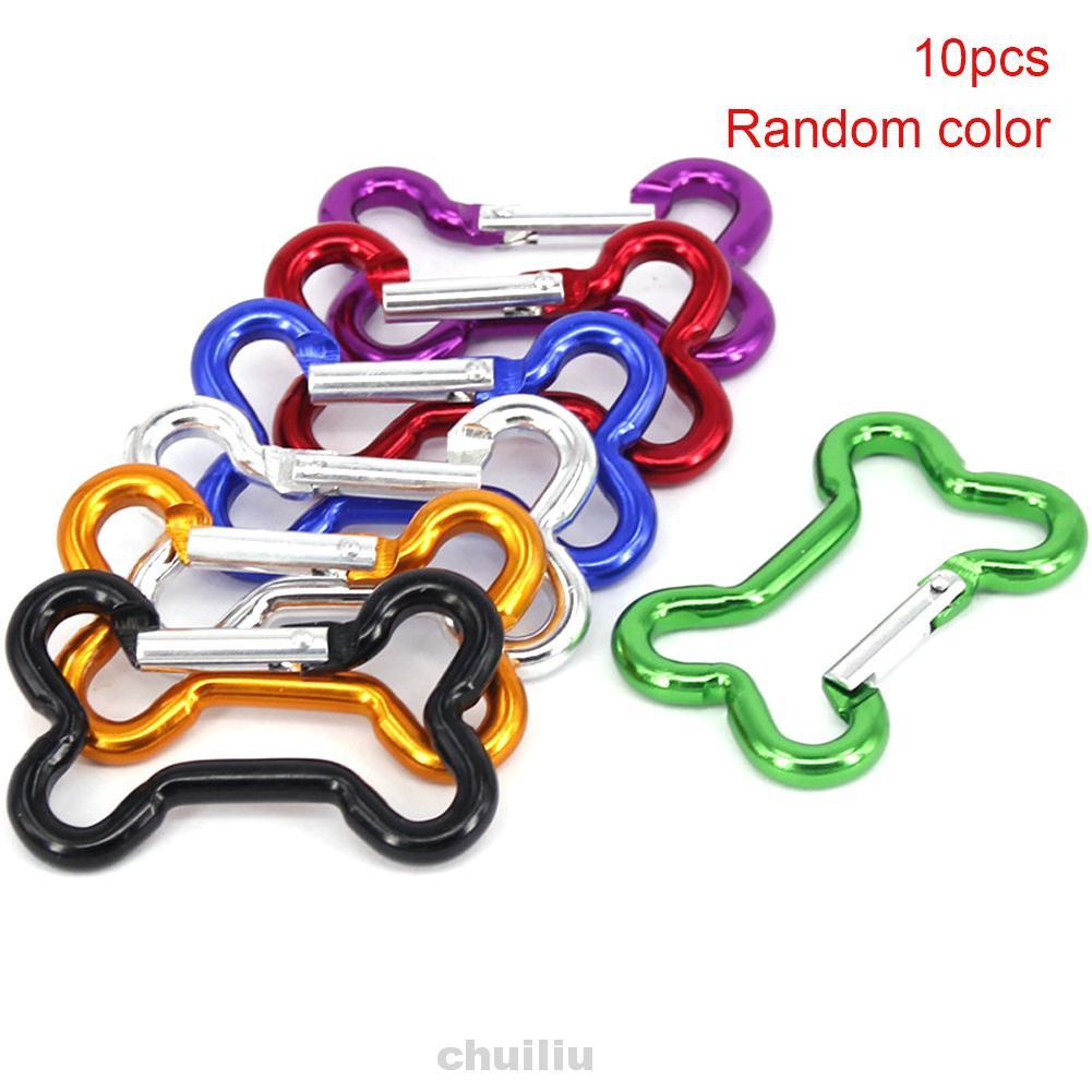 Set 10 Móc Khóa Leo Núi Đa Năng Bằng Hợp Kim Nhôm