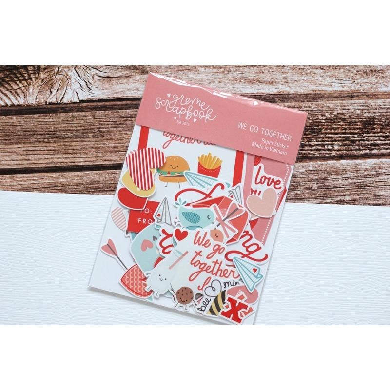 Die cut scrapbook tình yêu