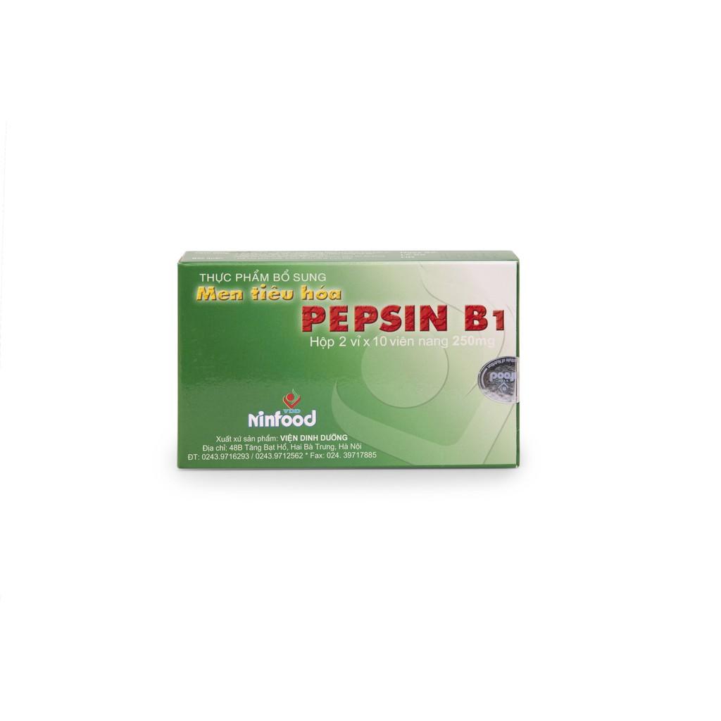 Men tiêu hóa Pepsin B1- Giảm nhanh chướng bụng đầy hơi, thích hợp người bị đại tràng- Viện dinh dưỡng quốc gia- Ninfood