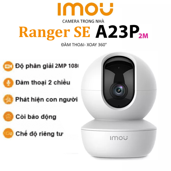 Camera WiFi 360 2MP Imou Ranger SE A23P hàng chính hãng