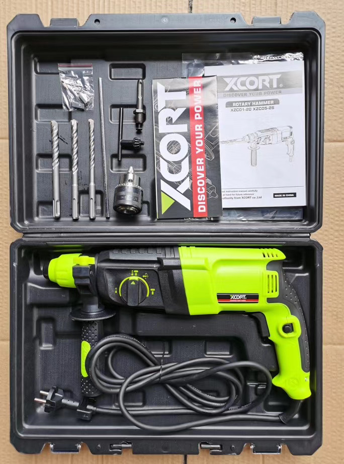 Máy khoan-Máy khoan đục bê tông 3 chức năng XCORT 850W XCORT