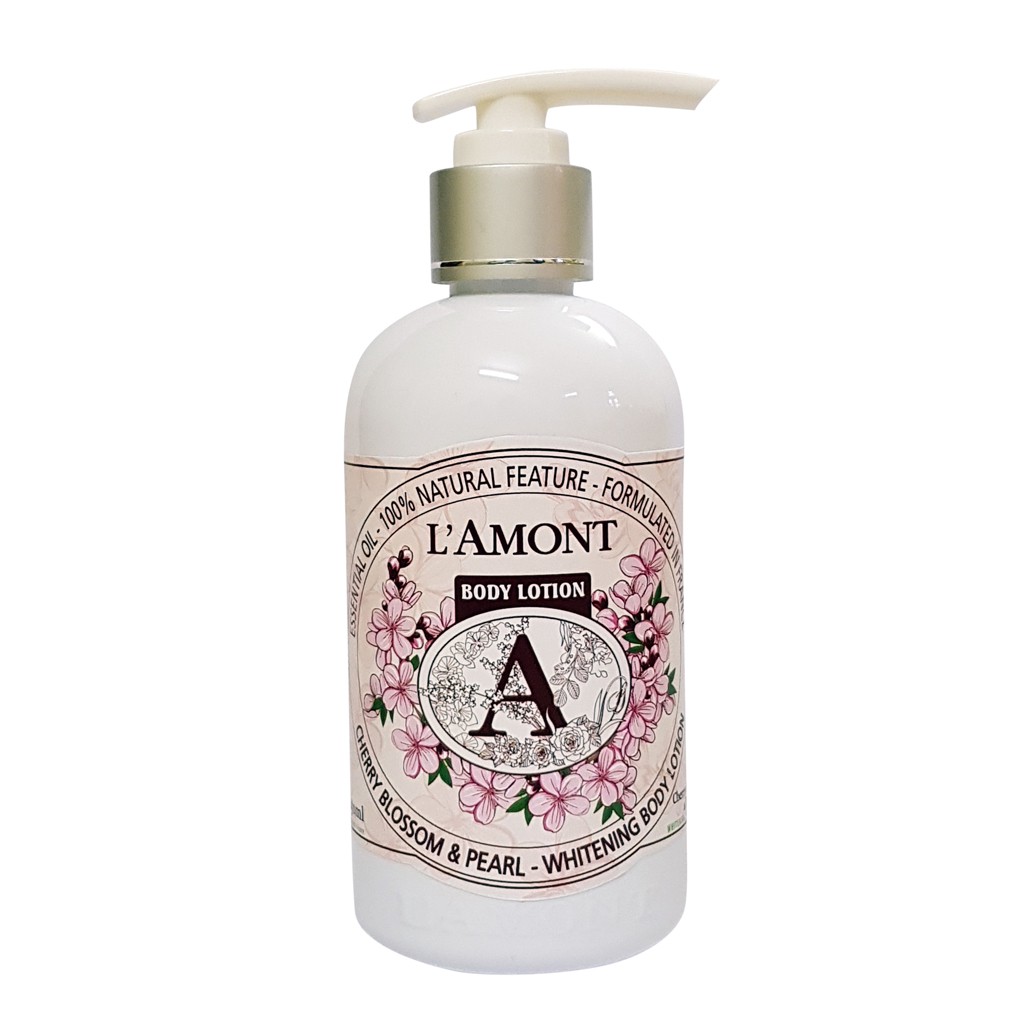 Combo Chăm Sóc Da Sữa Tắm (500ml) Và Sữa Dưỡng Thể (250ml) L'amont En Provence Cherry Blossom