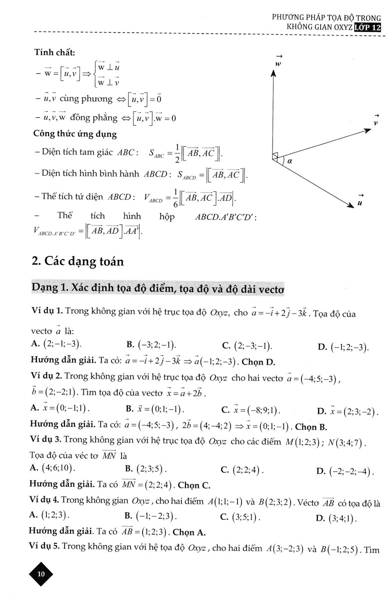 Top 1 THPT Phương Pháp Tọa Độ Trong Không Gian OXYZ - TCD