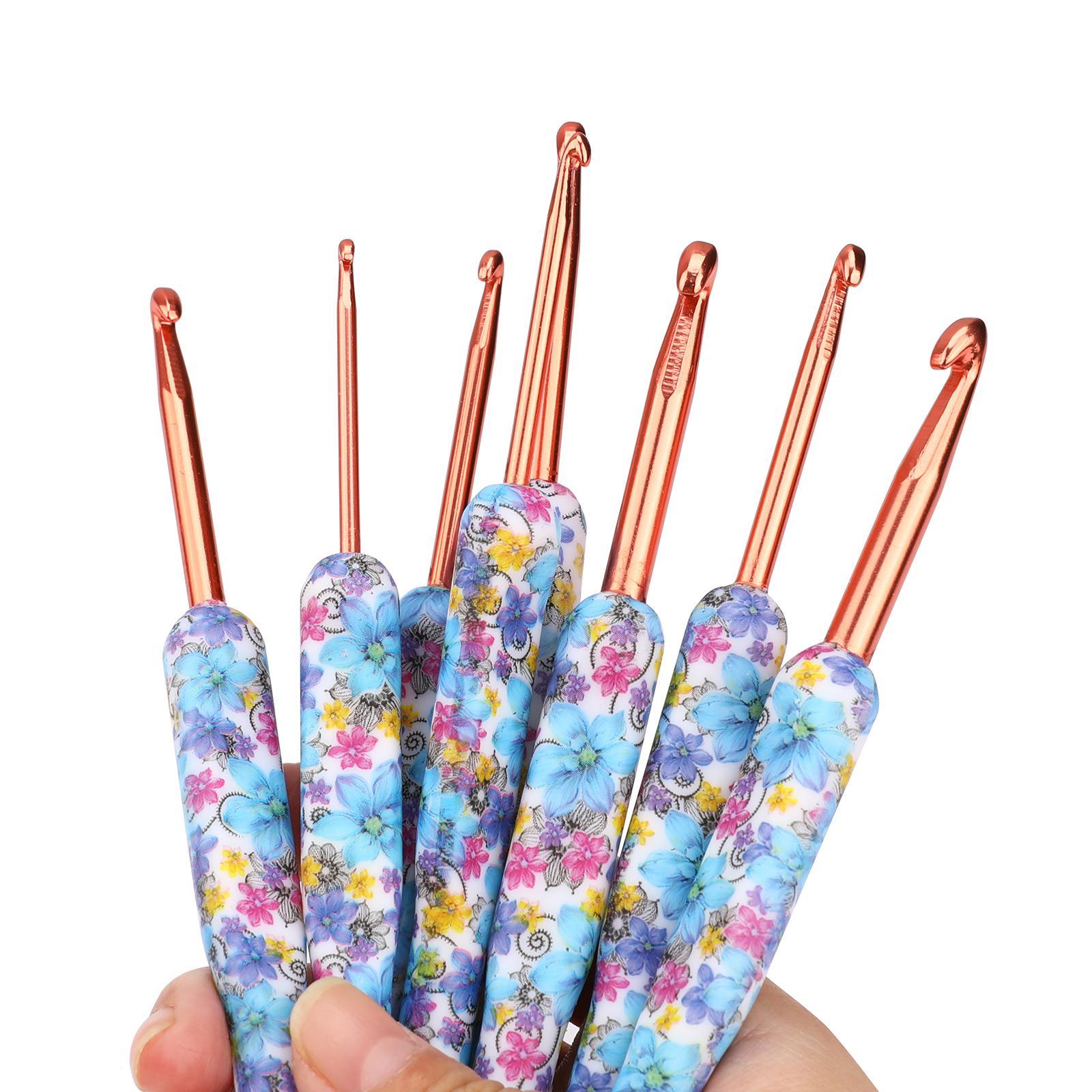 Aluminum Crochet Hooks  Knit Set Ergonomic Weave