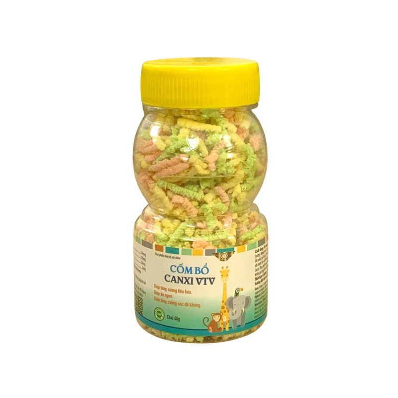 ( Combo 10 chai ) Cốm Bổ Canxi VTV Kingphar  - chai 40g