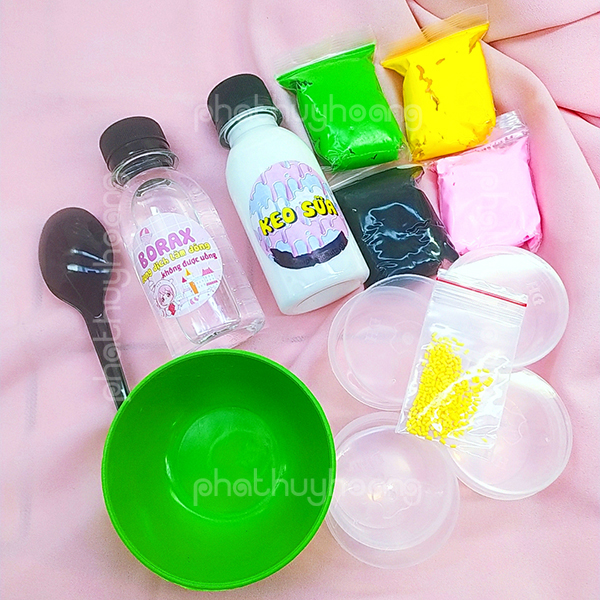 Bộ kit làm slime tại nhà vui nhộn