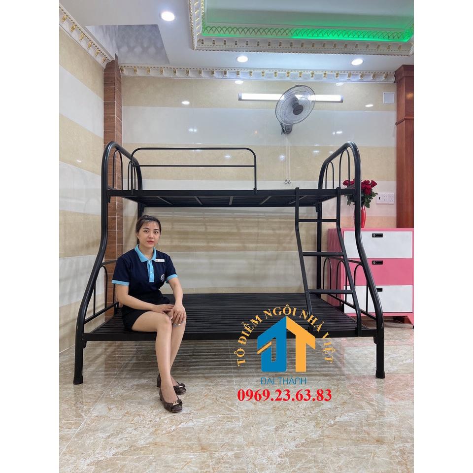 Giường sắt 2 tâng trên 0,8m dưới 1m2 – GS09