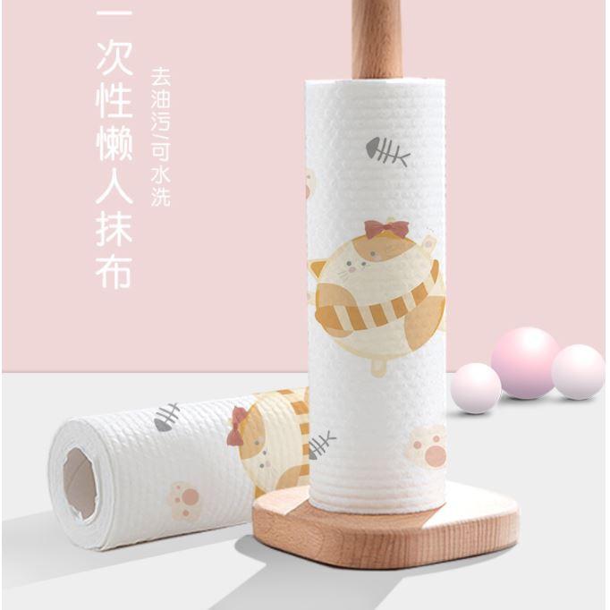 Giấy Lau Đa Năng 20cm - Khăn Lau Bếp, Lau Tay Cuộn Có Thể Giặt Được