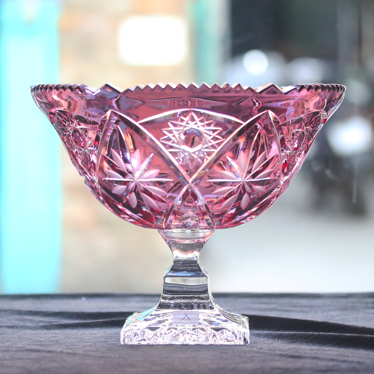 Đĩa Pha lê Màu Arnstadt Nizza 25cm