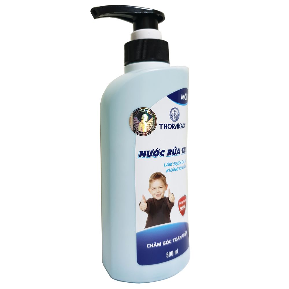 Nước rửa tay làm sạch da và kháng khuẩn Thorakao 500ml