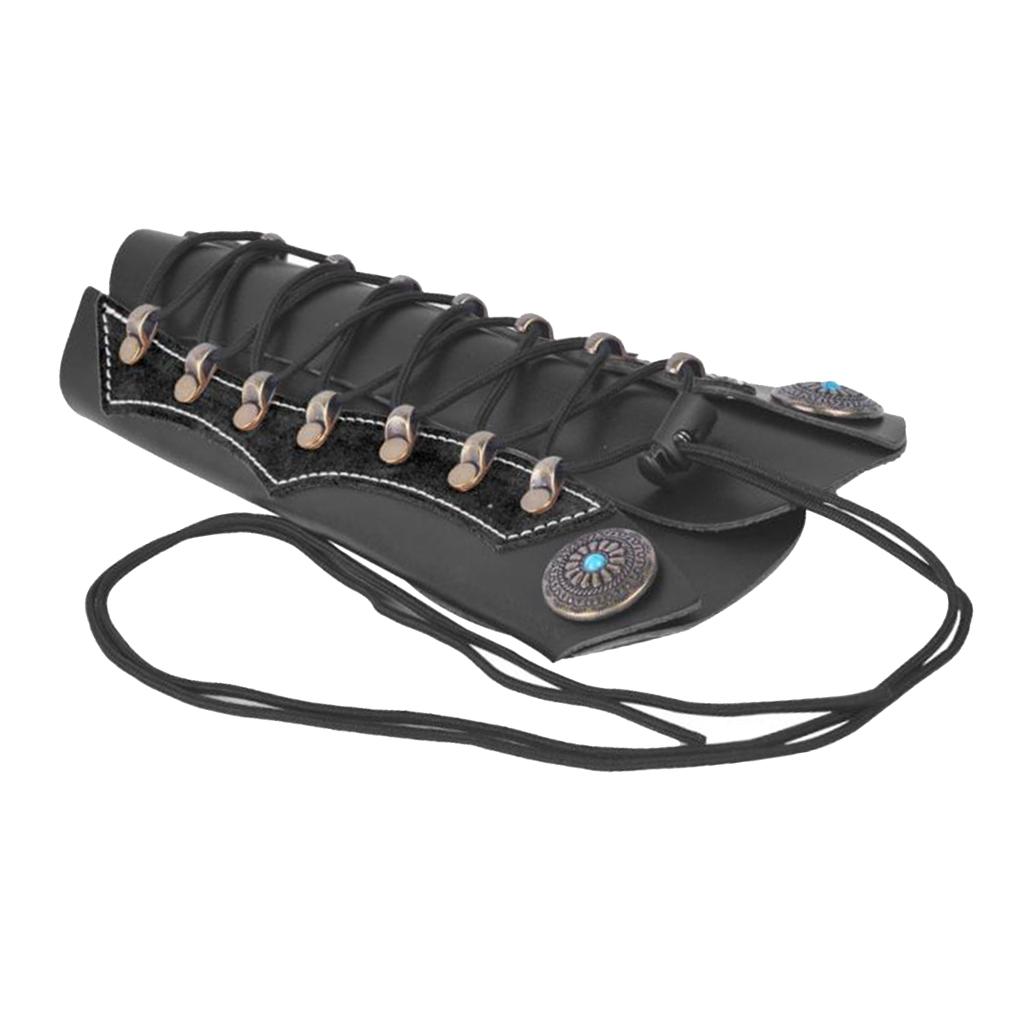 Adjustable Archery Arm Guard Protector Armband Safe Strap Bracer Hunting