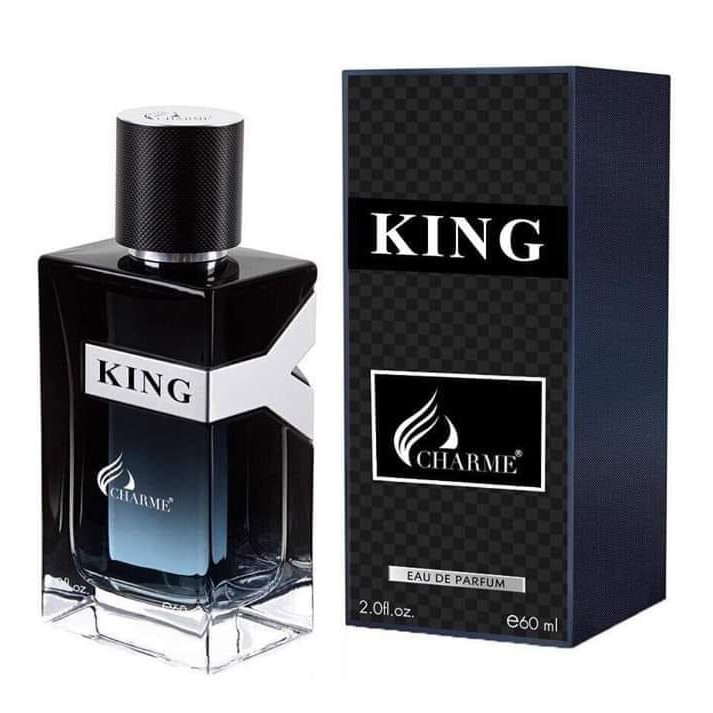 Nước Hoa Nam CHARME KING 60ml Lưu Hương Lâu Nam Tính, Mạnh Mẽ_Nước Hoa Chính Hãng