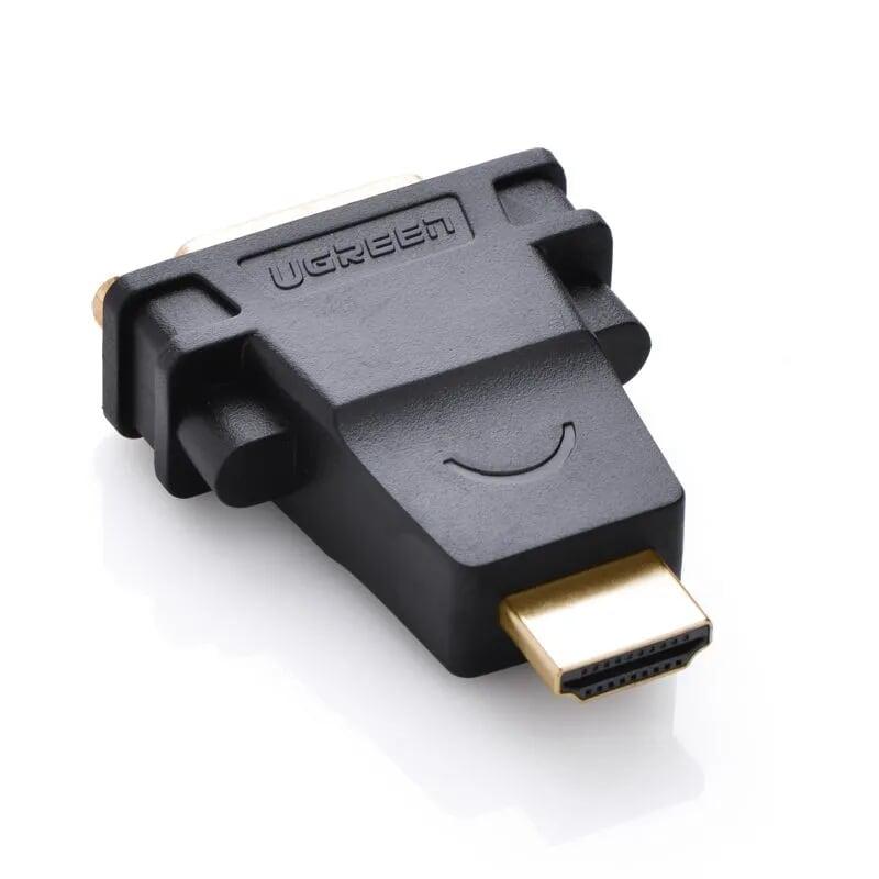 Ugreen UG2012320123TK Màu Đen Đầu chuyển đổi HDMI sang DVI 24 + 5 âm - HÀNG CHÍNH HÃNG