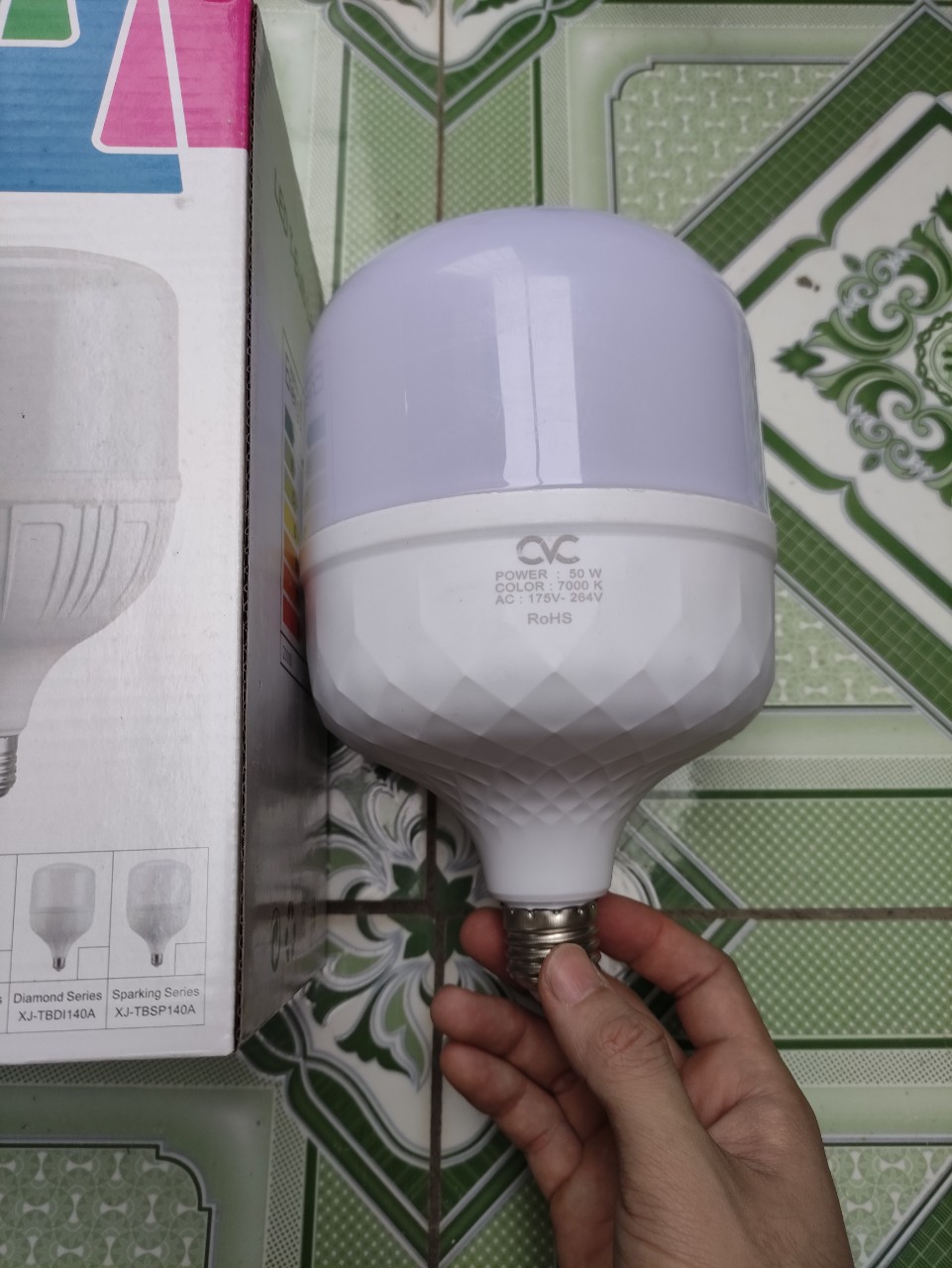 Bóng đèn led 50w siêu sáng ánh sáng trắng siêu bền