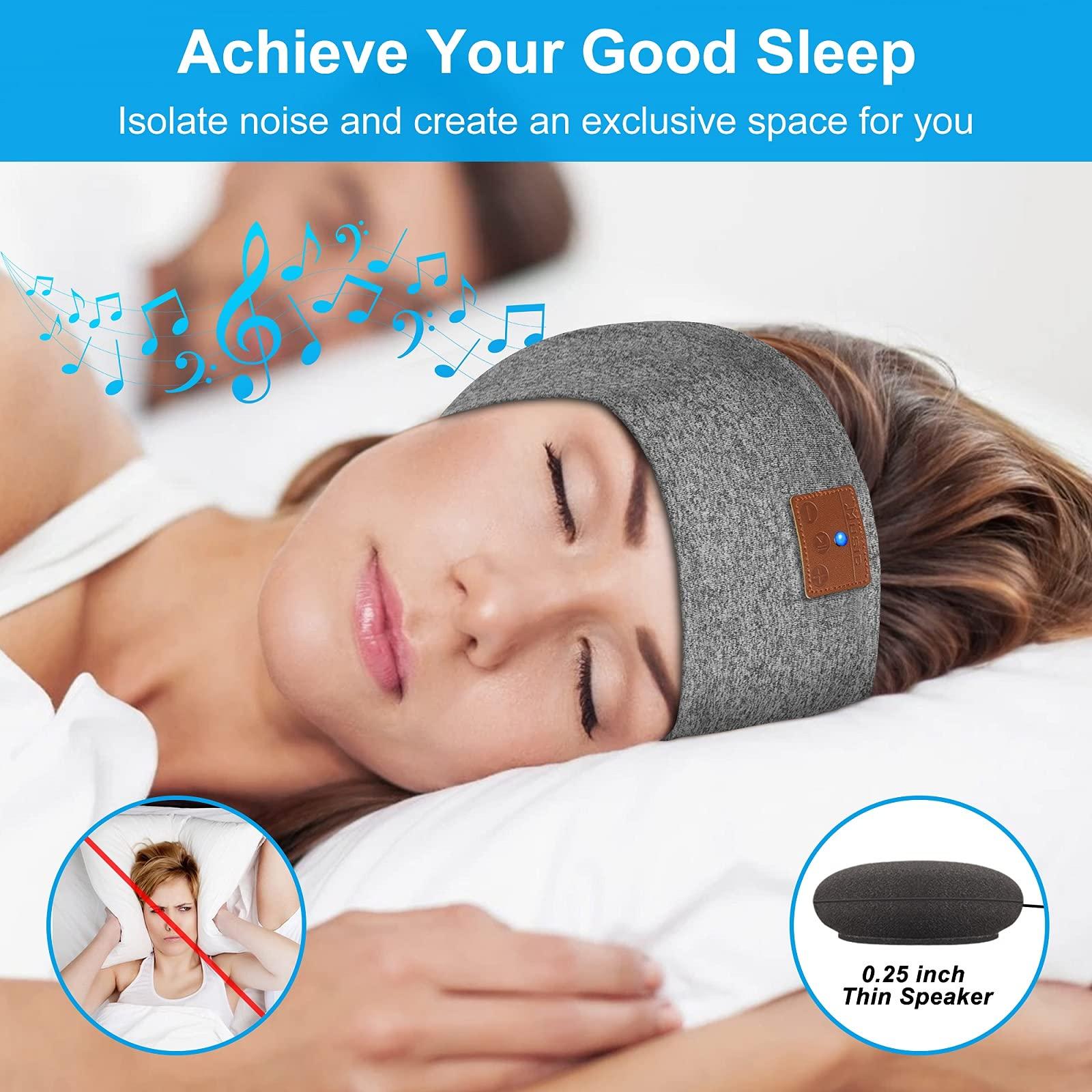 Tai nghe Bluetooth không dây, âm nhạc, thể thao, băng đô, tai nghe có micro HD, loa tốt, tai nghe ngủ bên