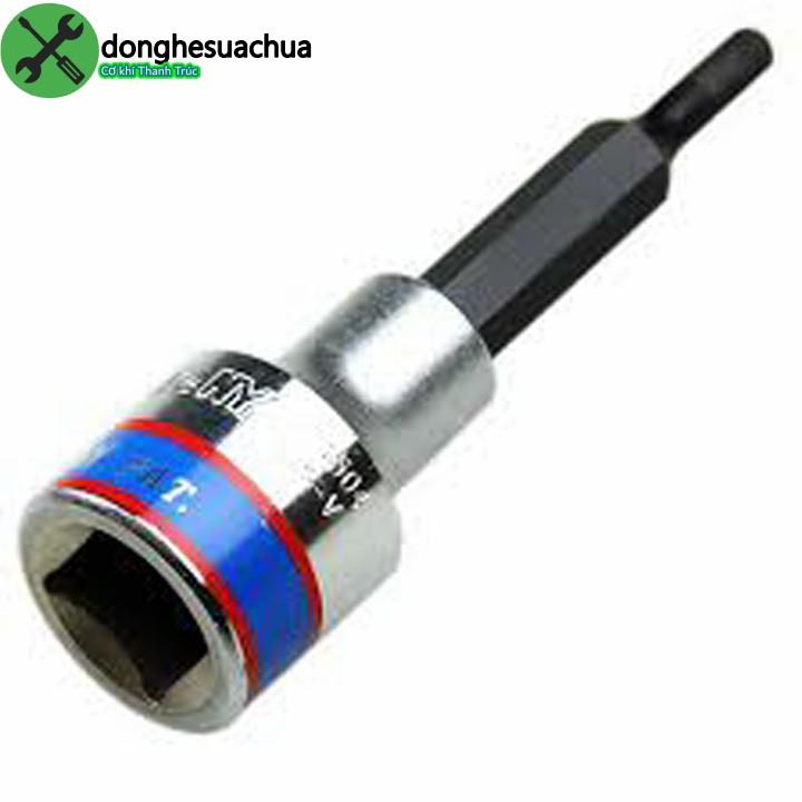 Tuýp lục giác 4mm Kingtony 403504 loại 1/2 dài 80mm
