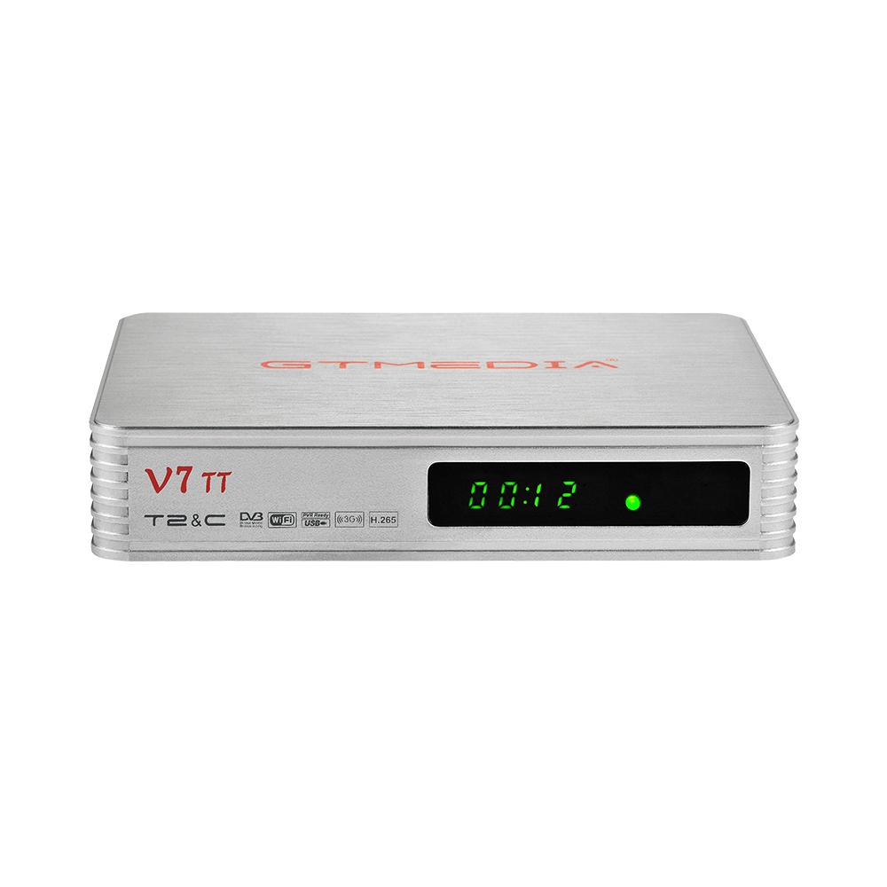 Bộ thu truyền hình GTMEDIA V7 TT 1080P Full HD DVB-T / T2 / Cable / J.83B Hỗ trợ đa PLP USB PVR Ready - US Plug