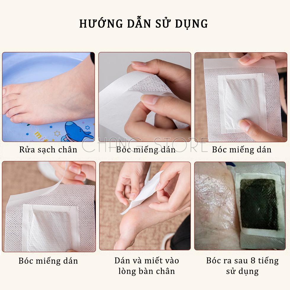 Hộp 50 Miếng Dán Thải Độc Bàn Chân Ngải Cứu Nội Địa Trung - Chăm Sóc Sức Khỏe Cả Gia Đình Bạn