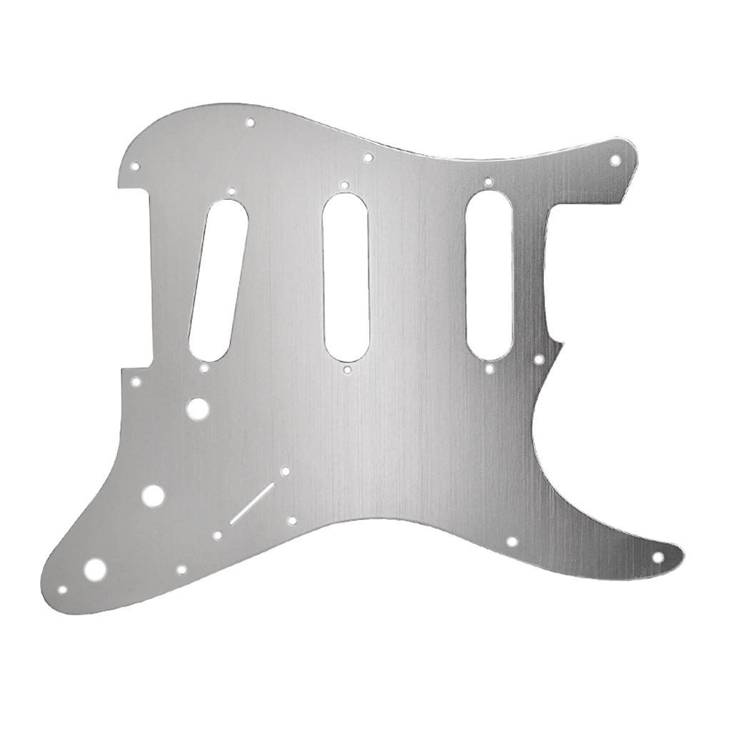 Adhesive Acoustic Guitar Pickguard Scratch Plate Silver