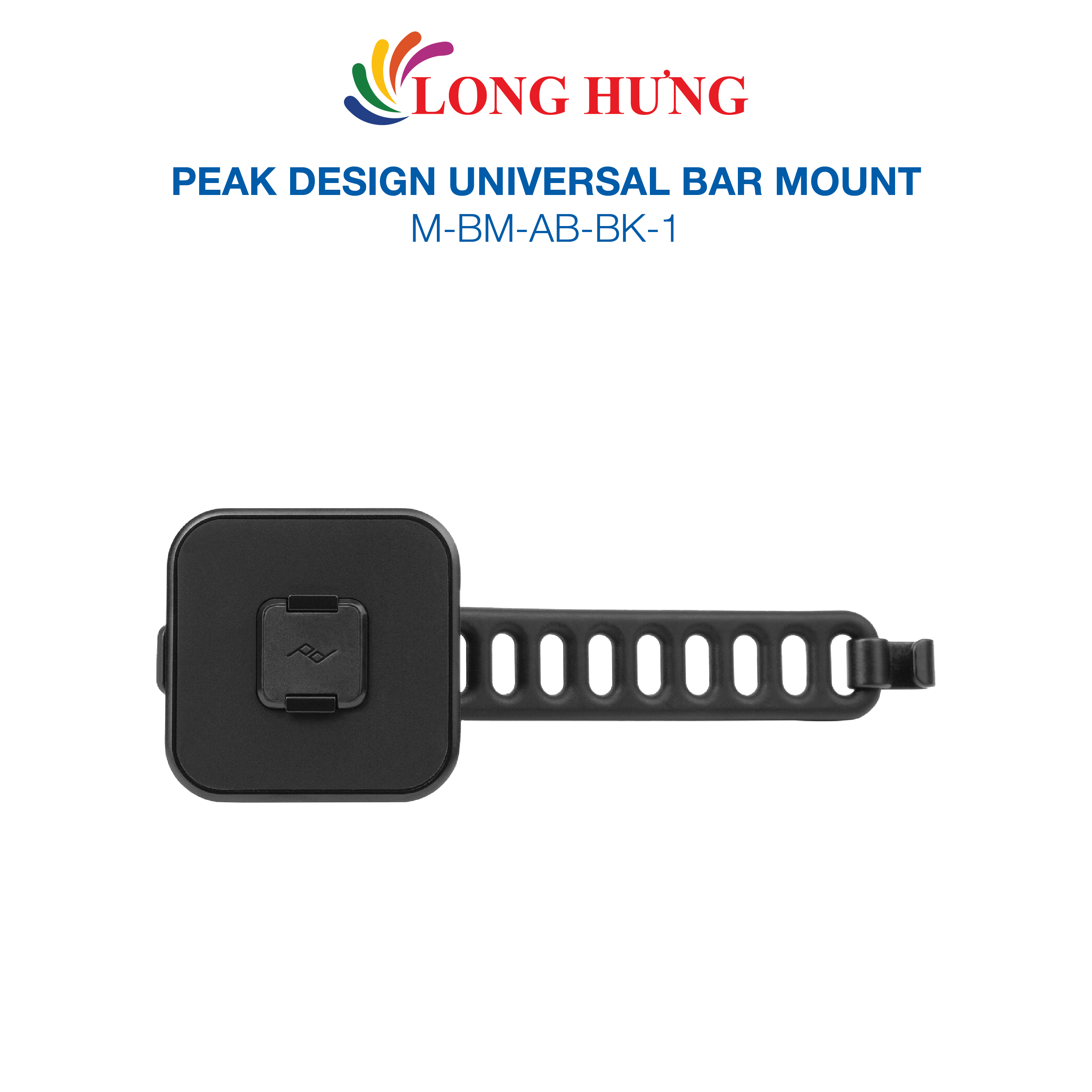 Ngàm dán Peak Design Universal Bar Mount M-BM-AB-BK-1 - Hàng chính hãng