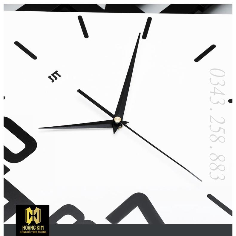 Đồng hồ trang trí đồng hồ treo tường decor size 34x64cm