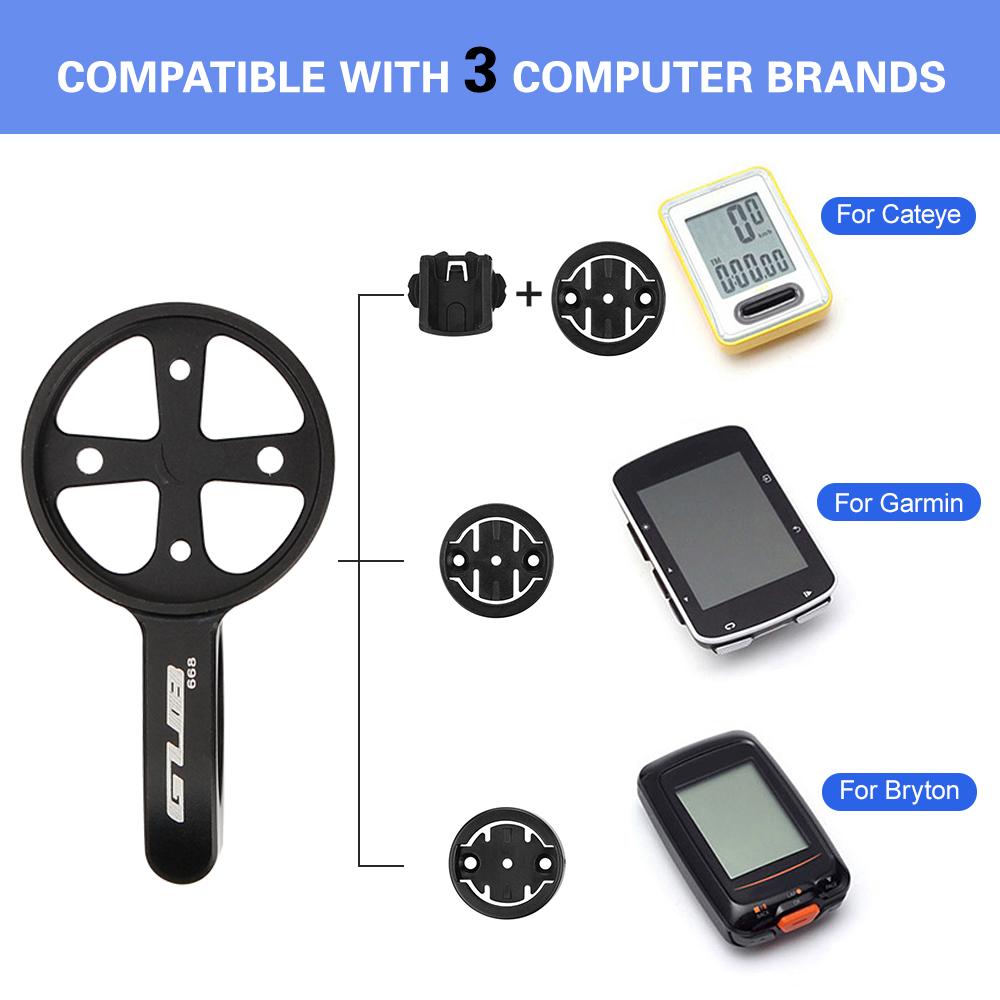 Giá đỡ điện thoại xe đạp Hợp kim nhôm và vật liệu nhựa, siêu bền và nhẹ với 3 bộ điều hợp cho các máy tính và máy ảnh