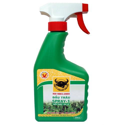 Phân bón lá Đầu Trâu SPRAY 1 - Nảy chồi Ra lá_ chai 500ml