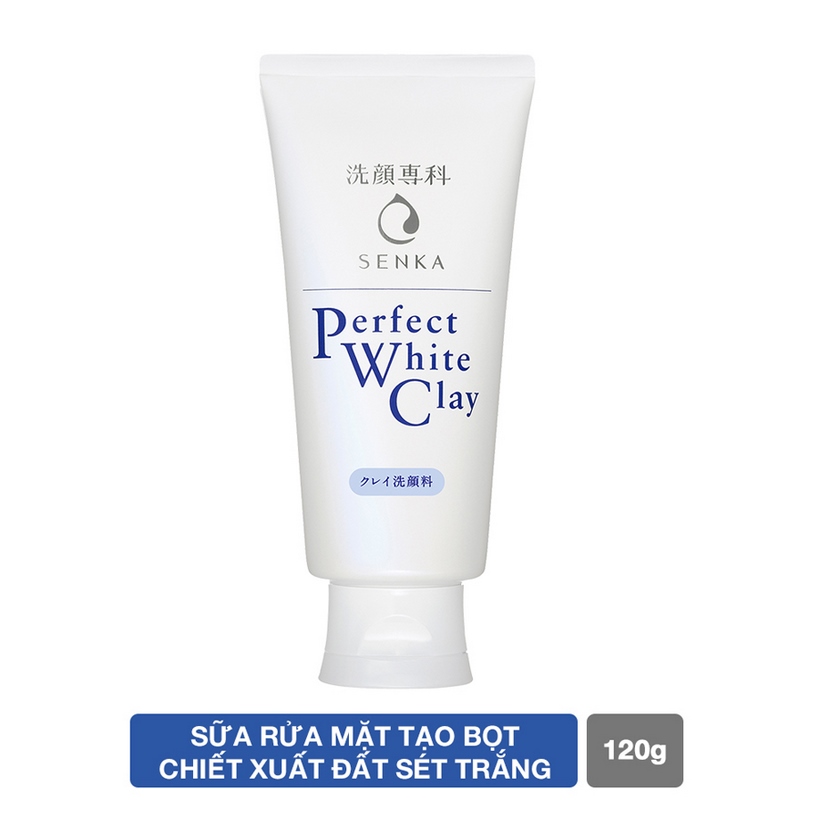 Bộ đôi chống nắng bảo vệ hoàn hảo và giúp da sạch sâu (Kem chống nắng Anessa Perfect UV Sunscreen Skincare Milk SPF 50+ PA++++ 60ml và Sữa Rửa Mặt Senka Perfect White Clay 120g)