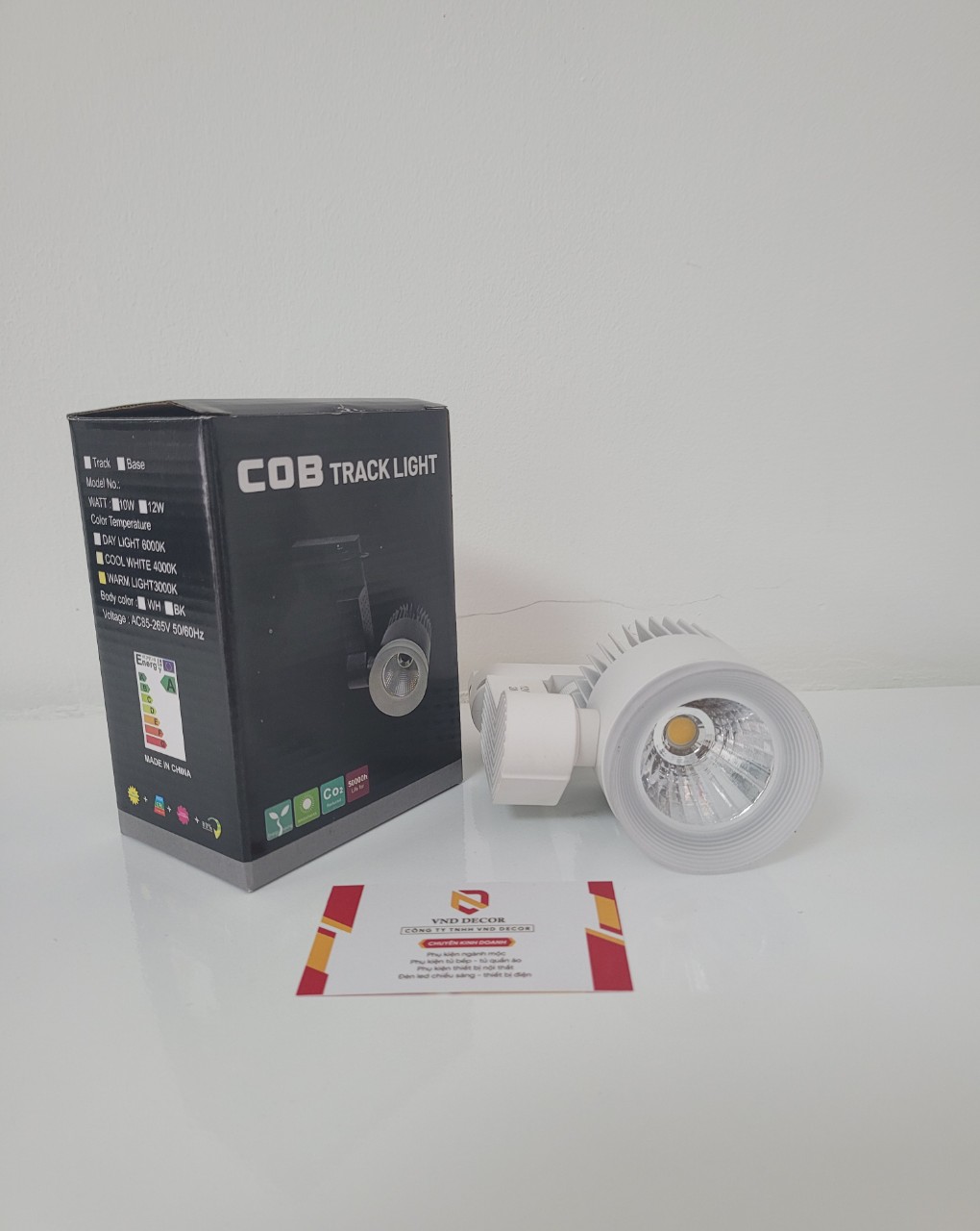 ĐÈN LED RAY RỌI MINI COB 12W VỎ TRẮNG - ÁNH SÁNG TRẮNG 6500K, ÁNH SÁNG VÀNG 3500K, SỬ DỤNG TRANG TRÍ SHOROOM, CỬA HÀNG