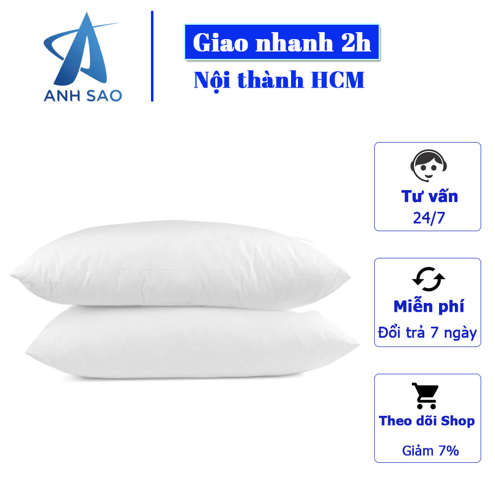 Cặp gối Hơi cao cấp êm ái 35x50cm