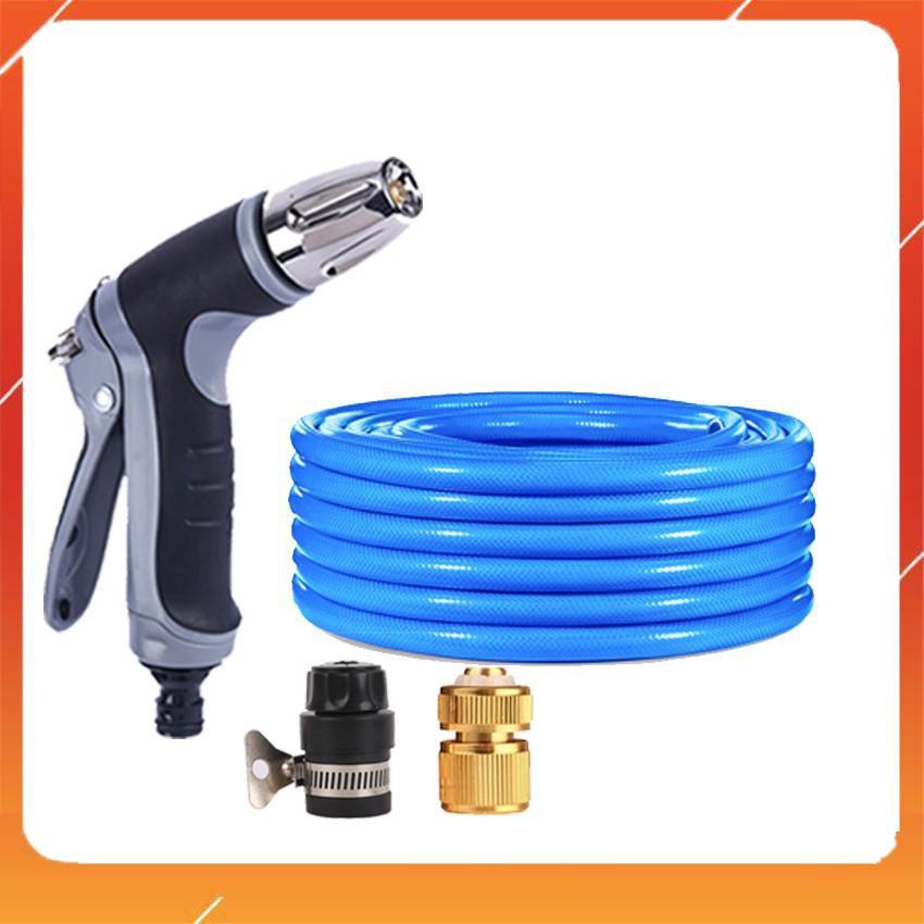 Bộ dây và vòi xịt tăng áp rửa xe tưới cây 15M 206817