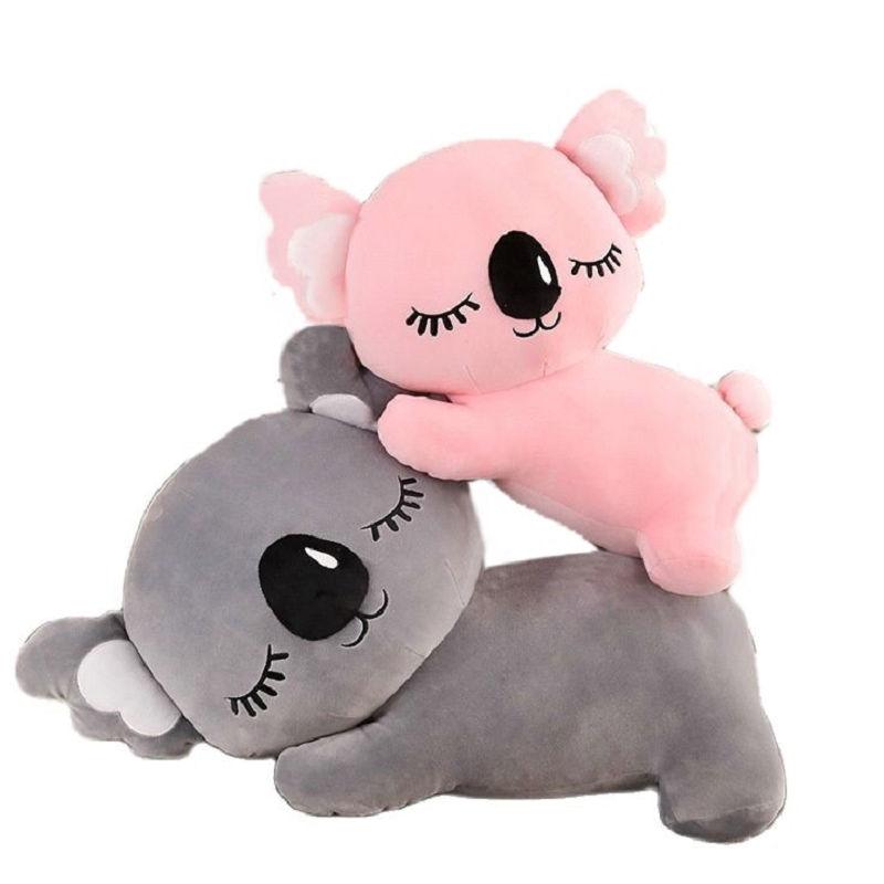 35-75Cm Siêu Mềm Koala Sang Trọng Đồ Chơi Thú Nhồi Bông Koala Sang Trọng Gối Ôm Ngủ Đệm Cho Đồ Chơi Trẻ Em hồng Xám Quà Tặng Sinh Nhật