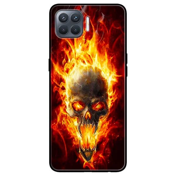 Ốp lưng dành cho Oppo A93 - F17 Pro mẫu Quỷ Lửa