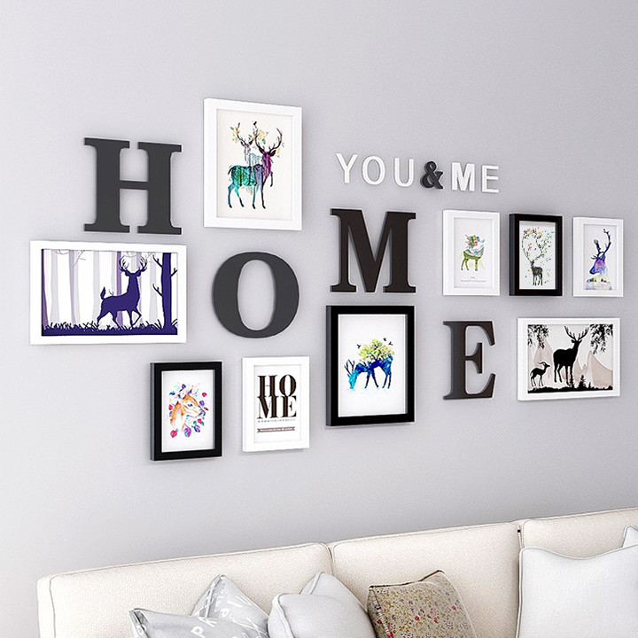 Bộ Tranh Treo Tường Phong Cảnh Và HOME YOU &amp; ME Dán Tường - Decor Trang Trí Nhà Đẹp Và Quà Tặng