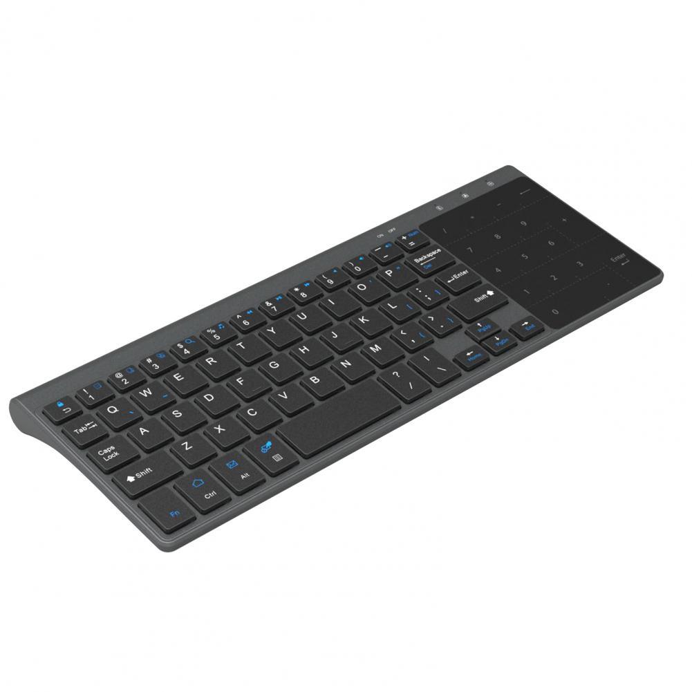 Đa Năng Tinh Tế Nhỏ 2.4G Không Dây Bàn Phím Số Bàn Di Chuột Cho Android Windows Máy Tính Để Bàn Laptop Tivi Box