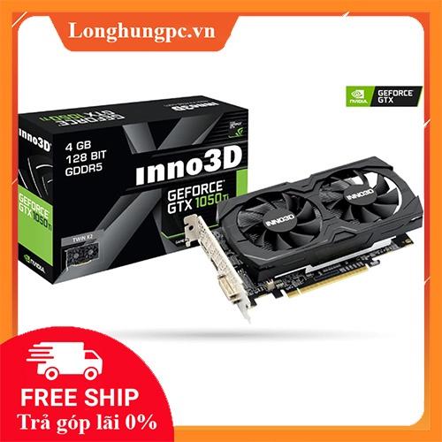 VGA Inno3D GTX 1050Ti Twin X2 4GB (4GB GDDR5, 128-bit, HDMI +DP)