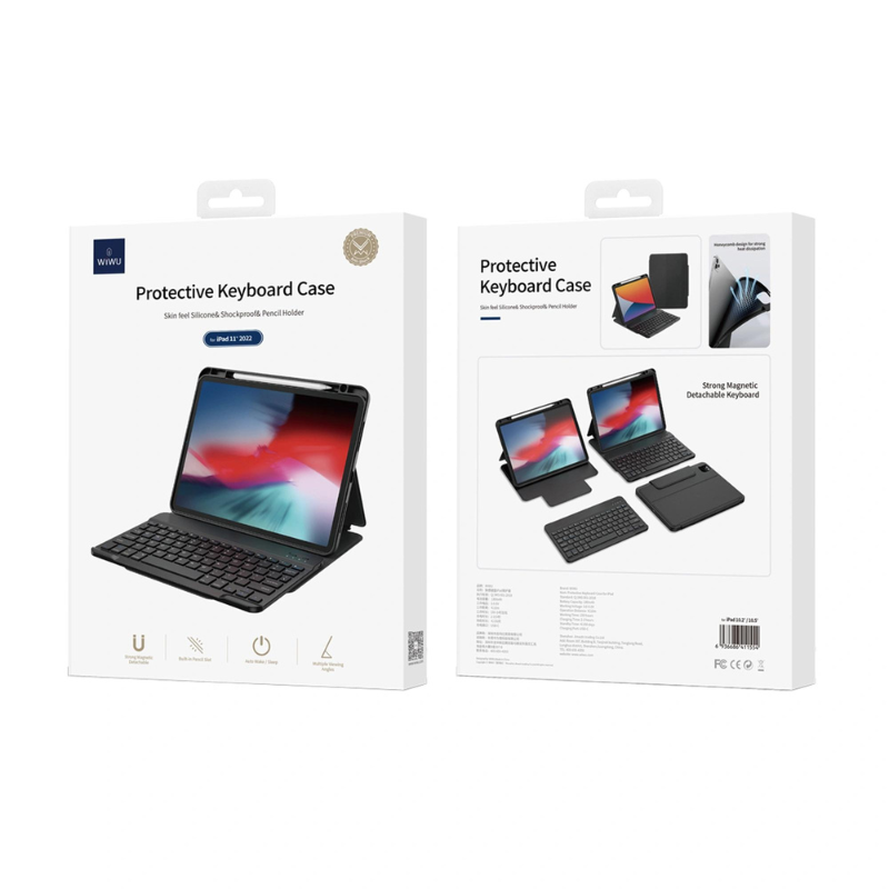 Case Bàn Phím IPAD WIWU Protective Keyboard - Hàng Chính Hãng