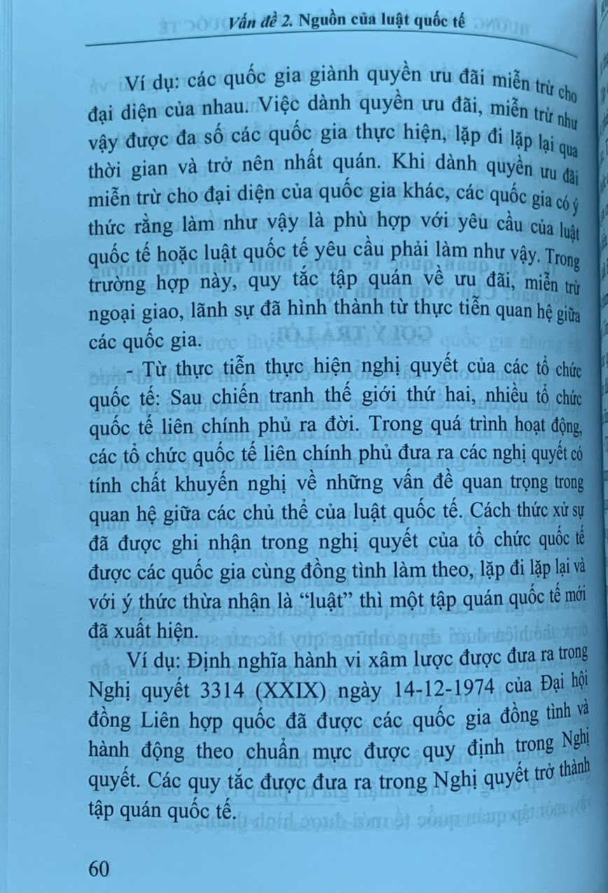 Hướng dẫn môn học công pháp quốc tế