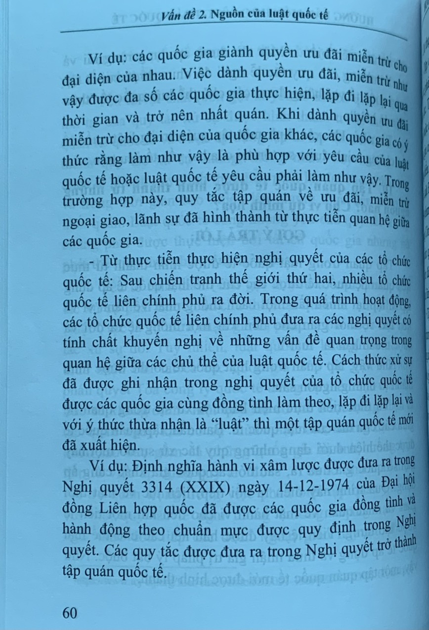 Hướng dẫn môn học công pháp quốc tế (tái bản năm 2023)