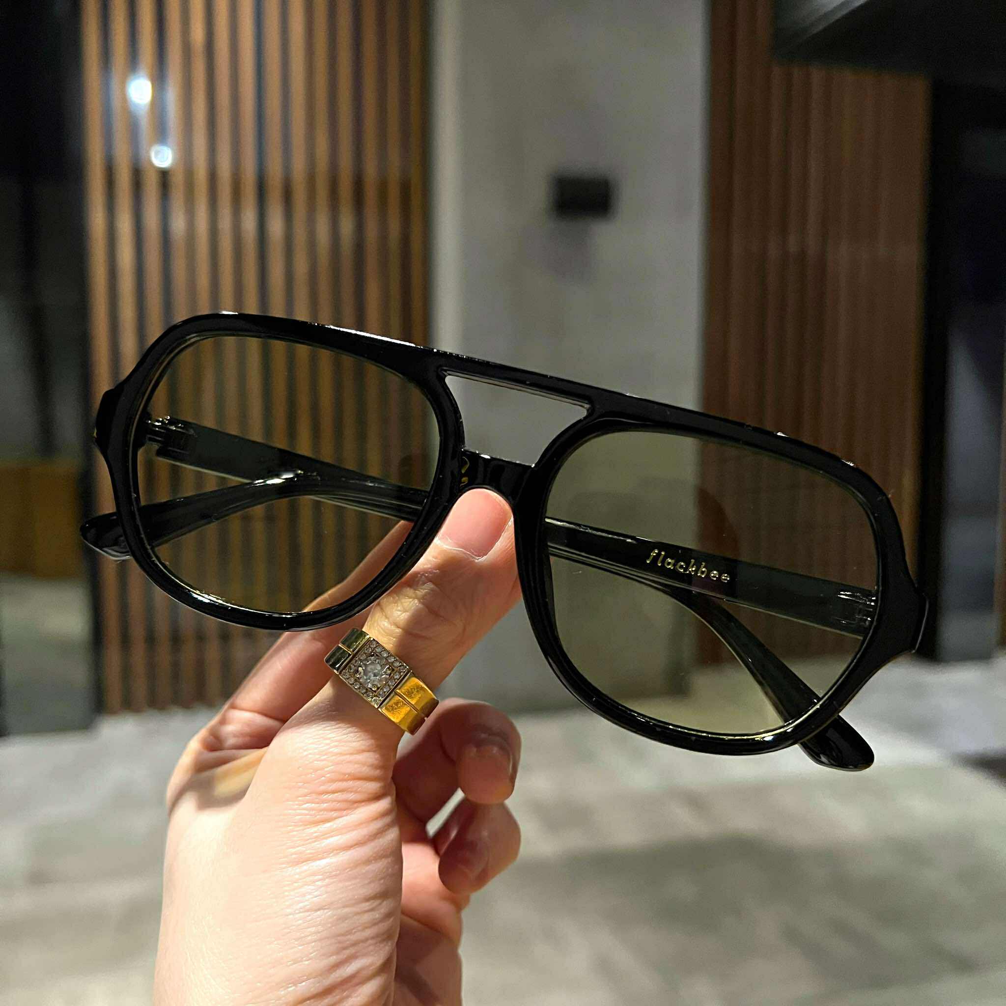 Kính mát đi đường thời trang cho nam nữ Mắt xanh sành điệu