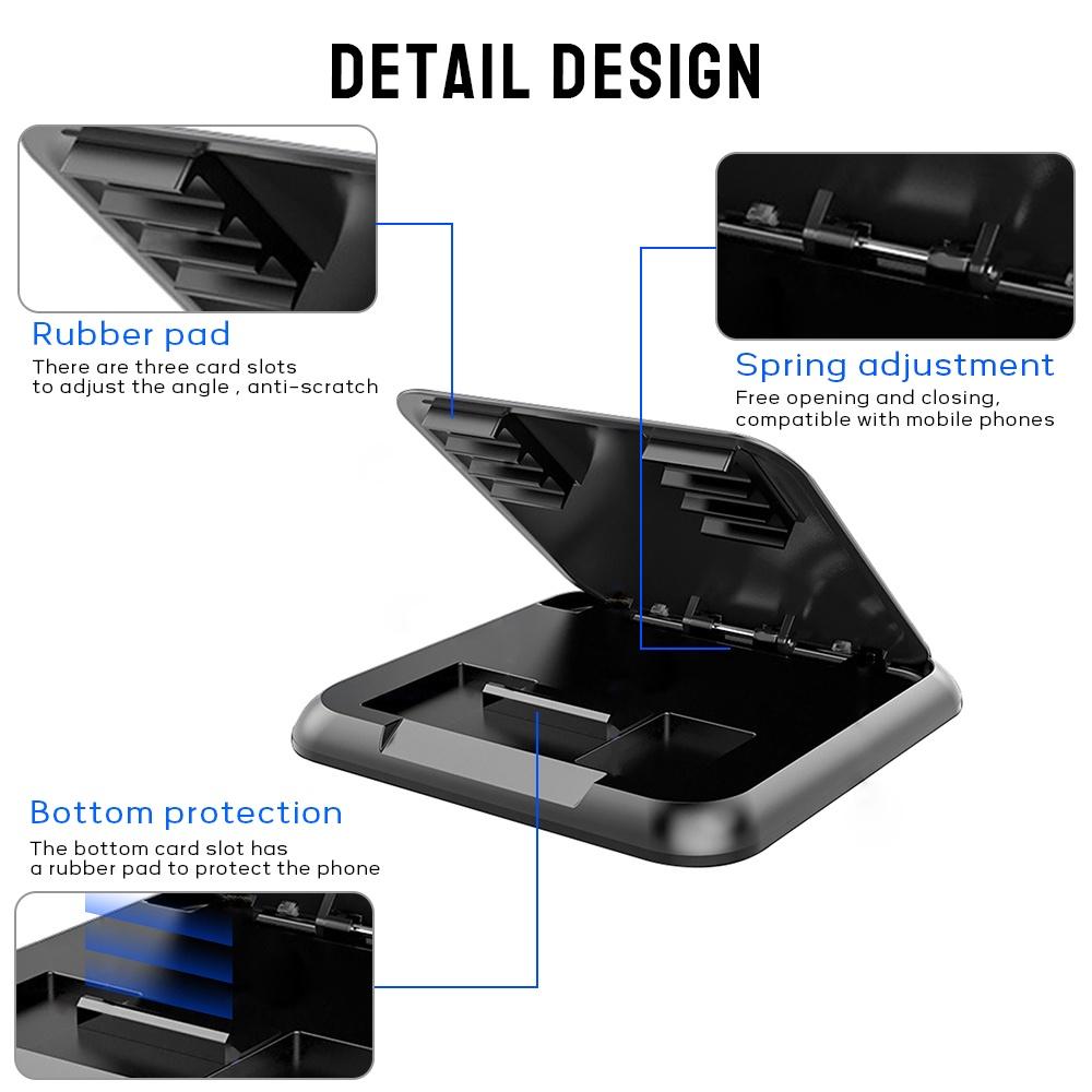 Giá đỡ điện thoại/ GPS bằng silicon chống trượt kèm giác hút tùy chỉnh tiện dụng cho xe hơi