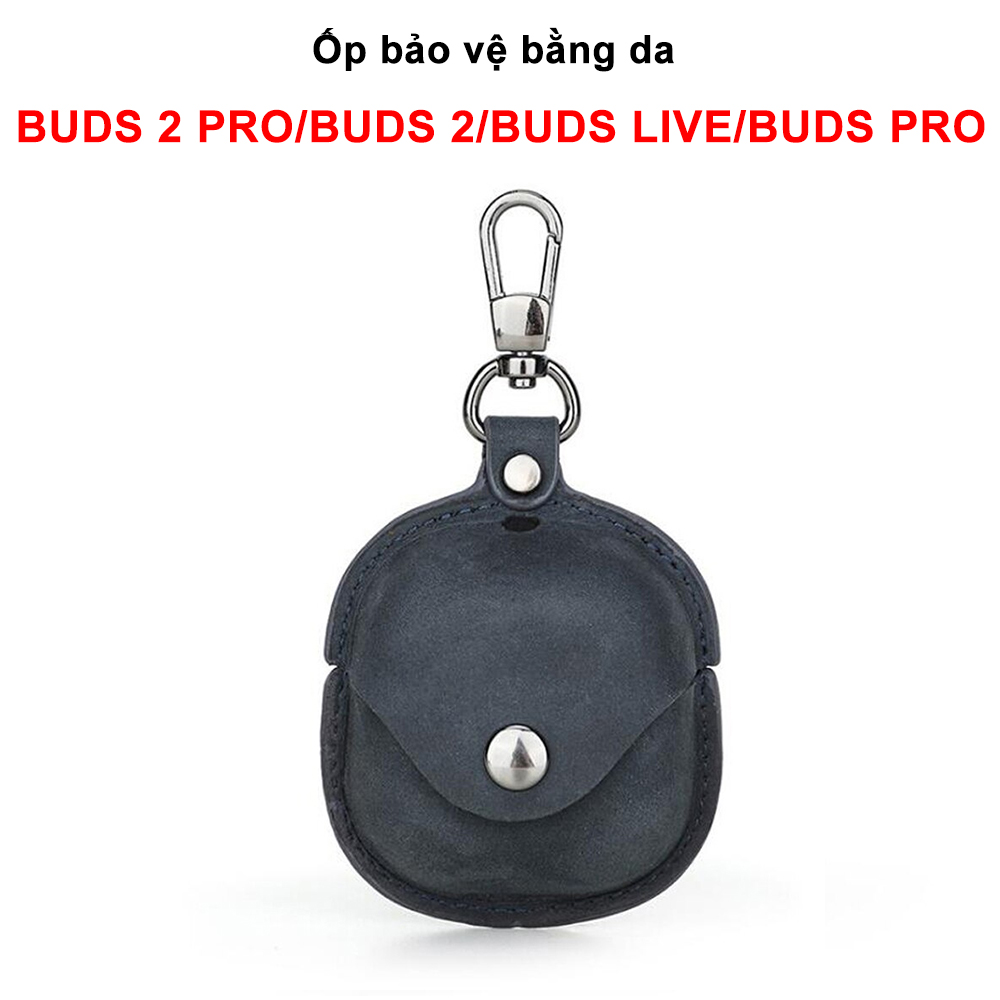 Bao da bảo vệ tai nghe Galaxy Buds 2 Pro, Buds 2, Buds Live, Buds Pro