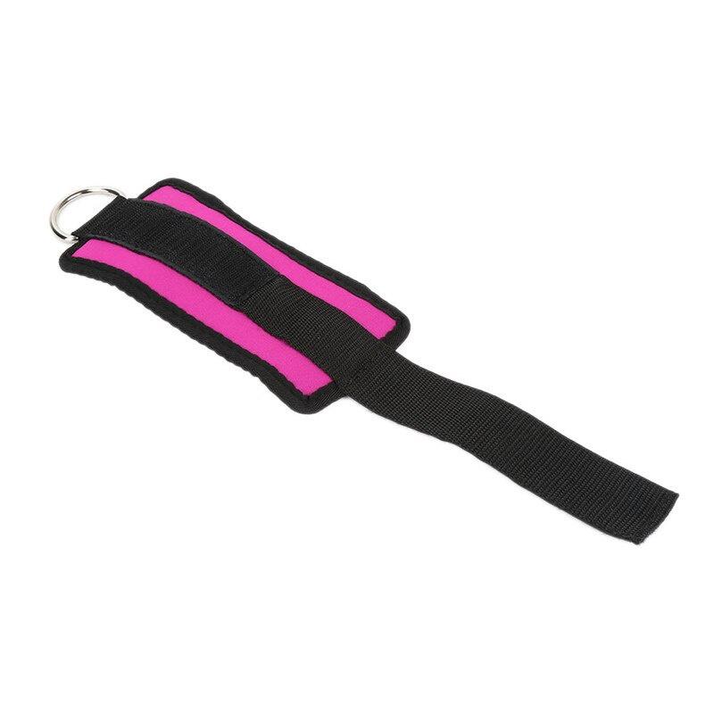 D-Ring Ankle Anchor Strap Belt Gym Cable Attachment Thigh Leg Strap Lifting Fitness Exercise Banda Elastica Resistance Bands